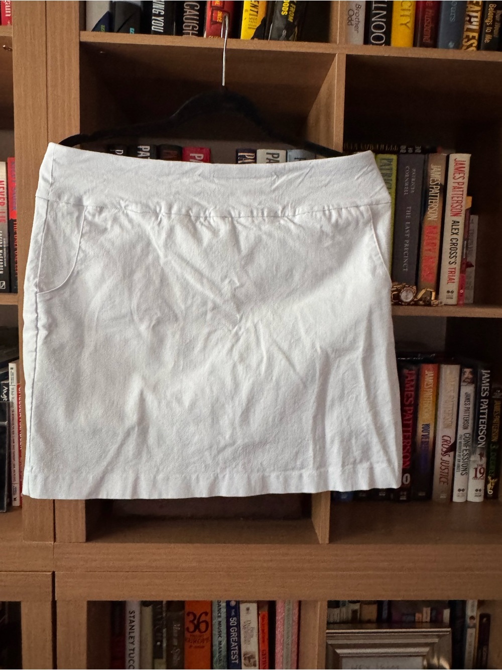 White Womenβs Skort - Clean A-Line Style